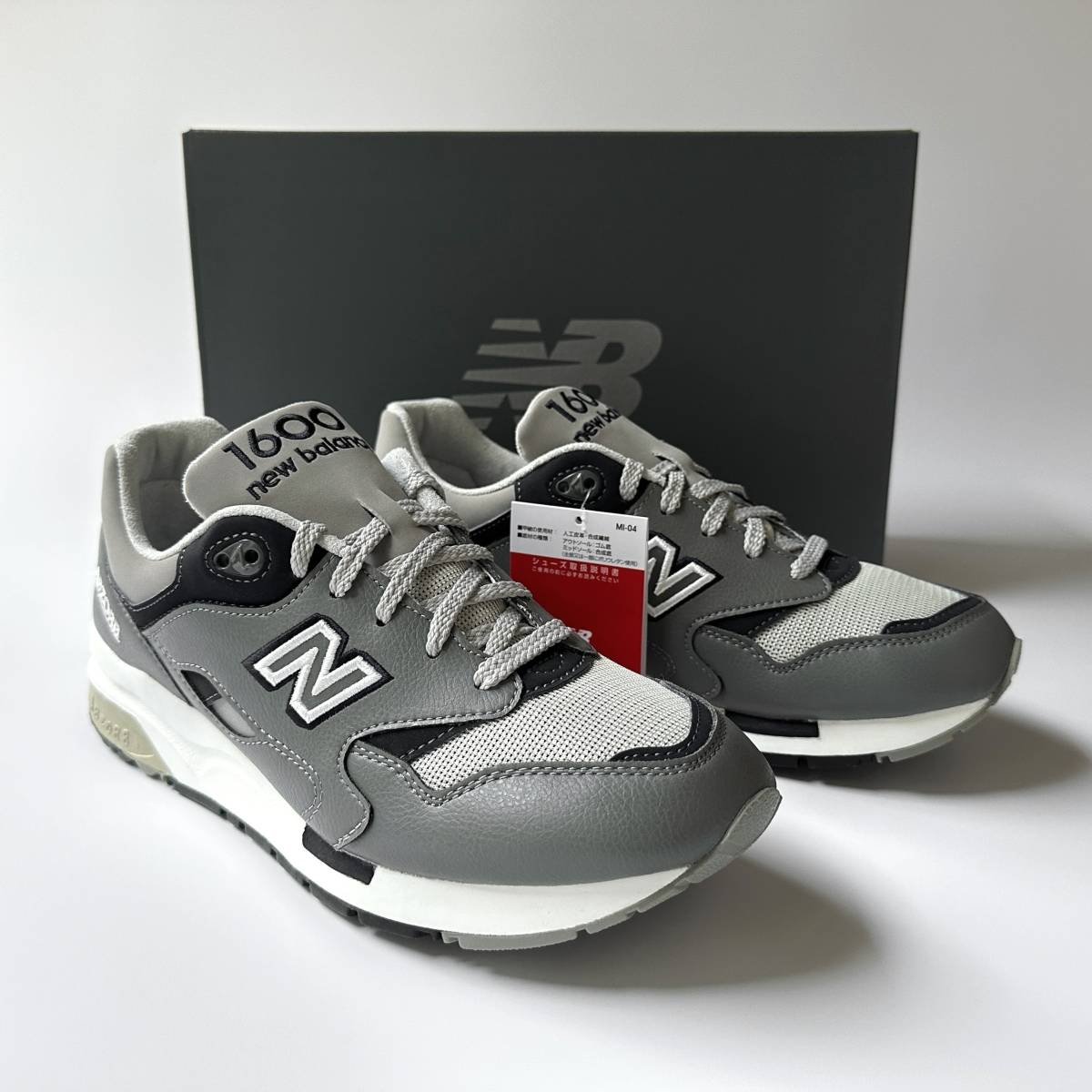 国内正規品 NEW BALANCE CM1600LG GRAY US9 27cm オリジナル復刻 未使用 新品 M1600限定モデル NB OG グレー×ネイビー スニーカー