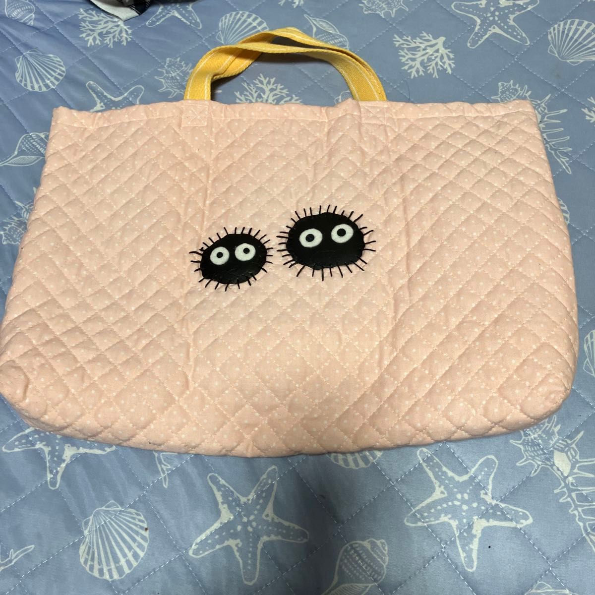 通園　通学　バック上履きいれ　トトロ　ハンドメイド　新品　返品返金はしません　写真で判断して下さい