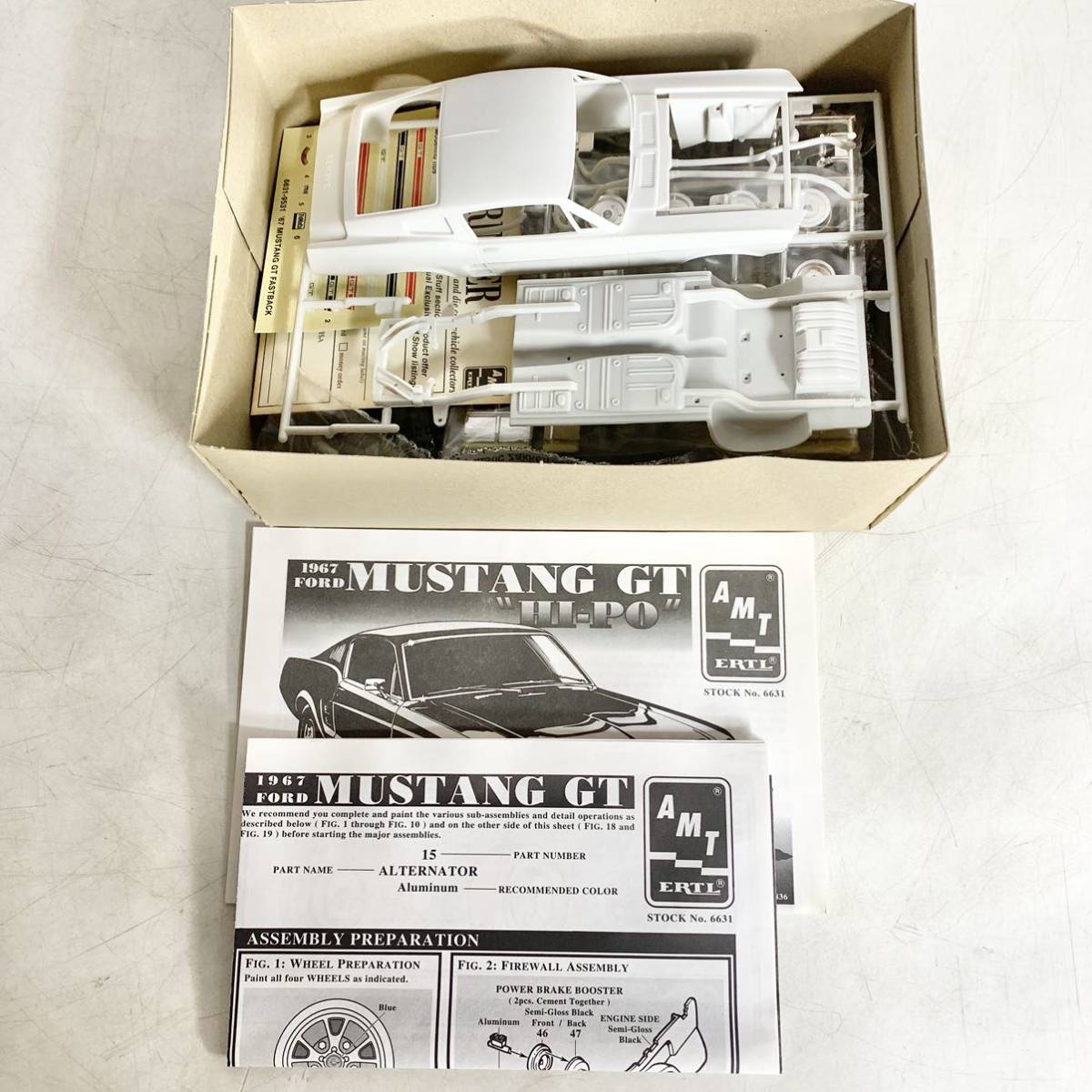 AMT/エーエムティー 1/25 1967 フォード マスタング GT ファスト AMT/エーエムティー 1/25 1967 フォード マスタング GT ファスト