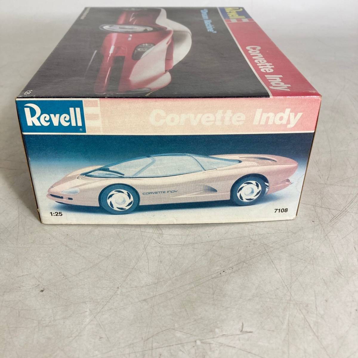 未組立　現状品　プラモデル　レベル　コルベット　インディ　Revell　Corvette Indy　1/25　車　説明書付_画像3
