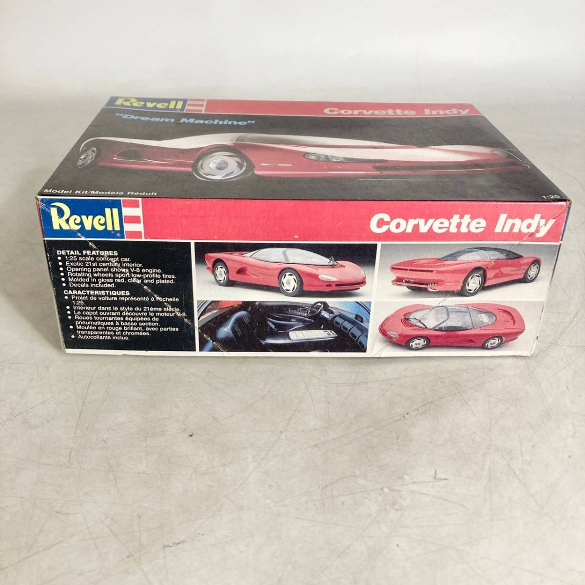 未組立　現状品　プラモデル　レベル　コルベット　インディ　Revell　Corvette Indy　1/25　車　説明書付_画像2