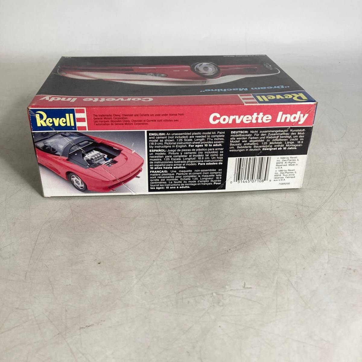 未組立　現状品　プラモデル　レベル　コルベット　インディ　Revell　Corvette Indy　1/25　車　説明書付_画像4