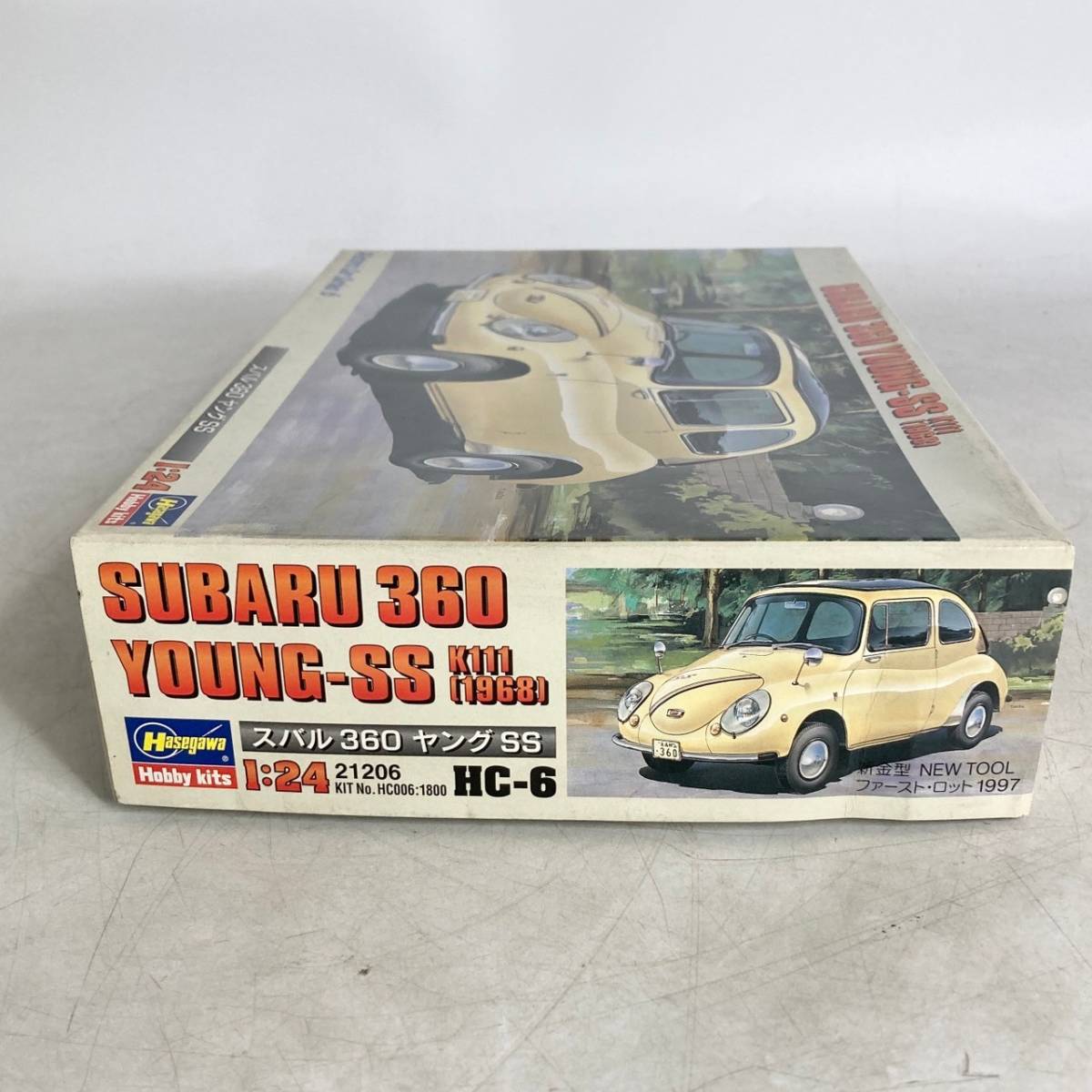  not yet constructed present condition goods plastic model Hasegawa Subaru 360 Young ss 1/24 car SUBARU YOUNG-SS K111 1968