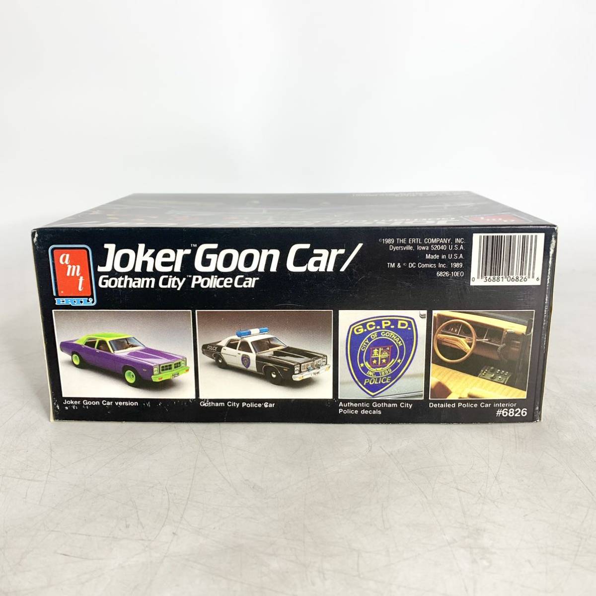  not yet constructed amt ERTL 1/25 Batman Joker go-n car Joker Goon Car Gotham City Police Car plastic model 6826 present condition goods 