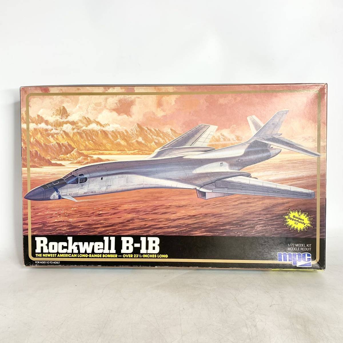 未組立 mpc 1/72 ロックウェル B-1B アメリカ空軍 爆撃機 Rockwell プラモデル 1-4551_画像1