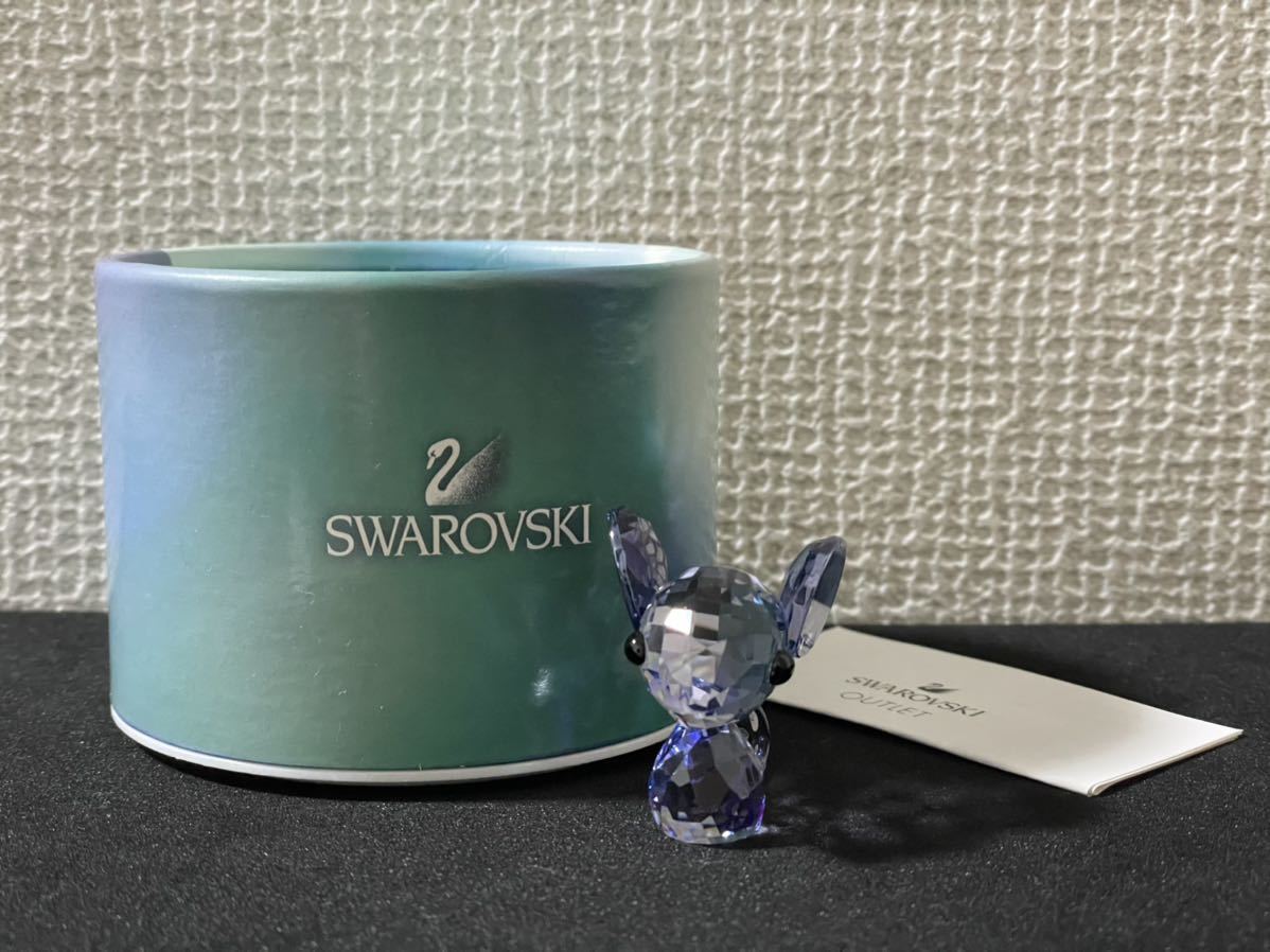 SWAROVSKI スワロフスキー ラブロッツ ZODIAC CHU CHU THE RAT 5004623 ねずみ 干支シリーズ クリスタル 置物 箱付属 レア 廃盤の画像1