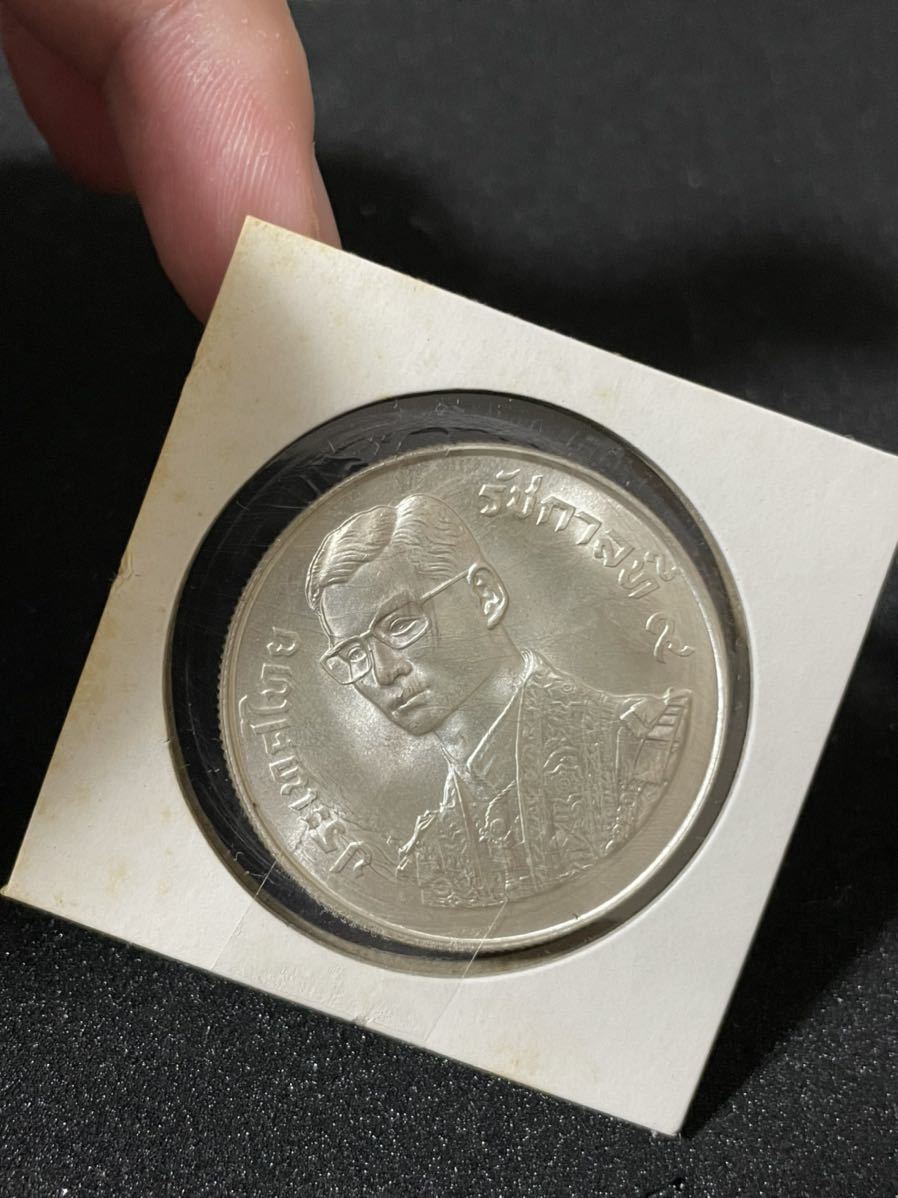 美品 1978年 世界蘭会議 タイ 150バーツ 銀貨 記念硬貨の画像3
