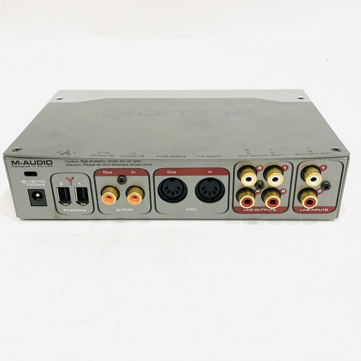 【A3795_60】外観美品☆ M-AUDIO エムオーディオ FireWire AudioPhile オーディオインターフェイス DTM DAW MIDIの画像7