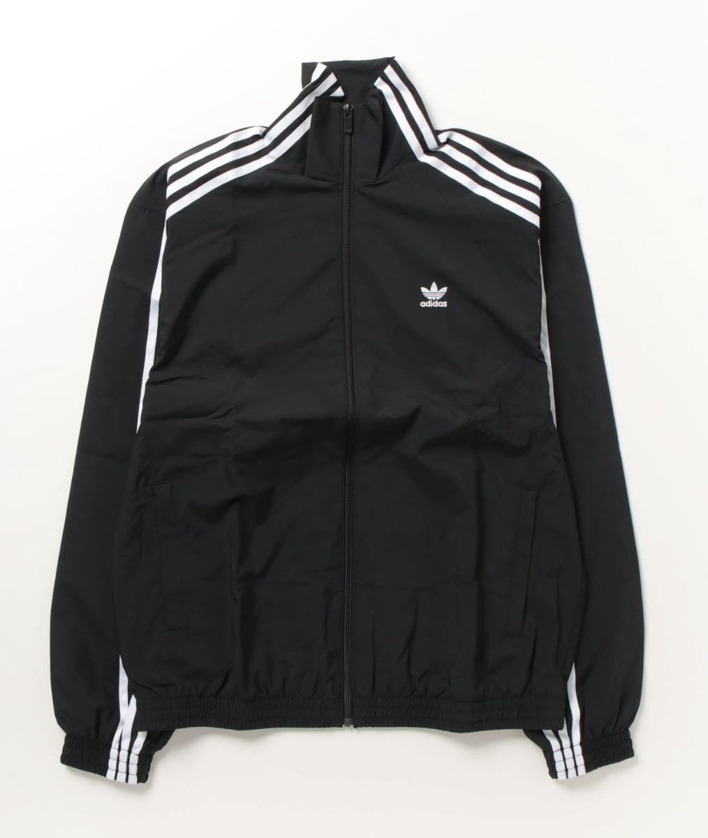 即決★完売★Sブラック入手困難adidas Originals新品ADILENIUMオーバーサイズトラックトップ★Y2Kジャージ黒トラックジャケット/BALENCIAGA_画像5