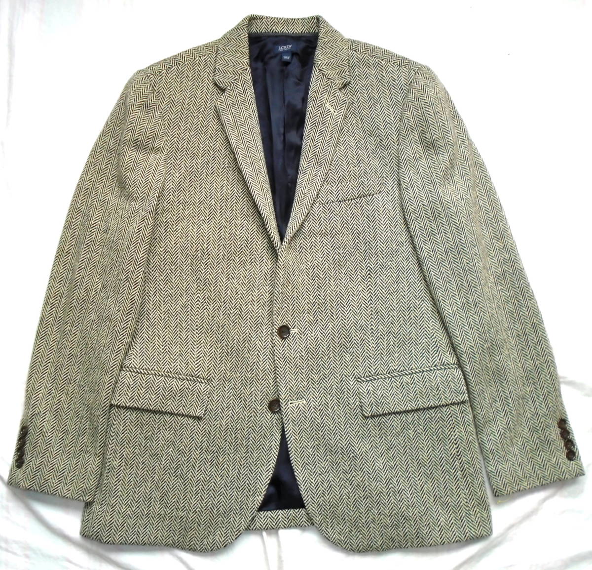 希少★新品★デッド★J.CREW★ジェイクルー★Ludlow Jacket★トラッド★ヘリンボーン★ウール★ブレザージャケット★40R★(XL)