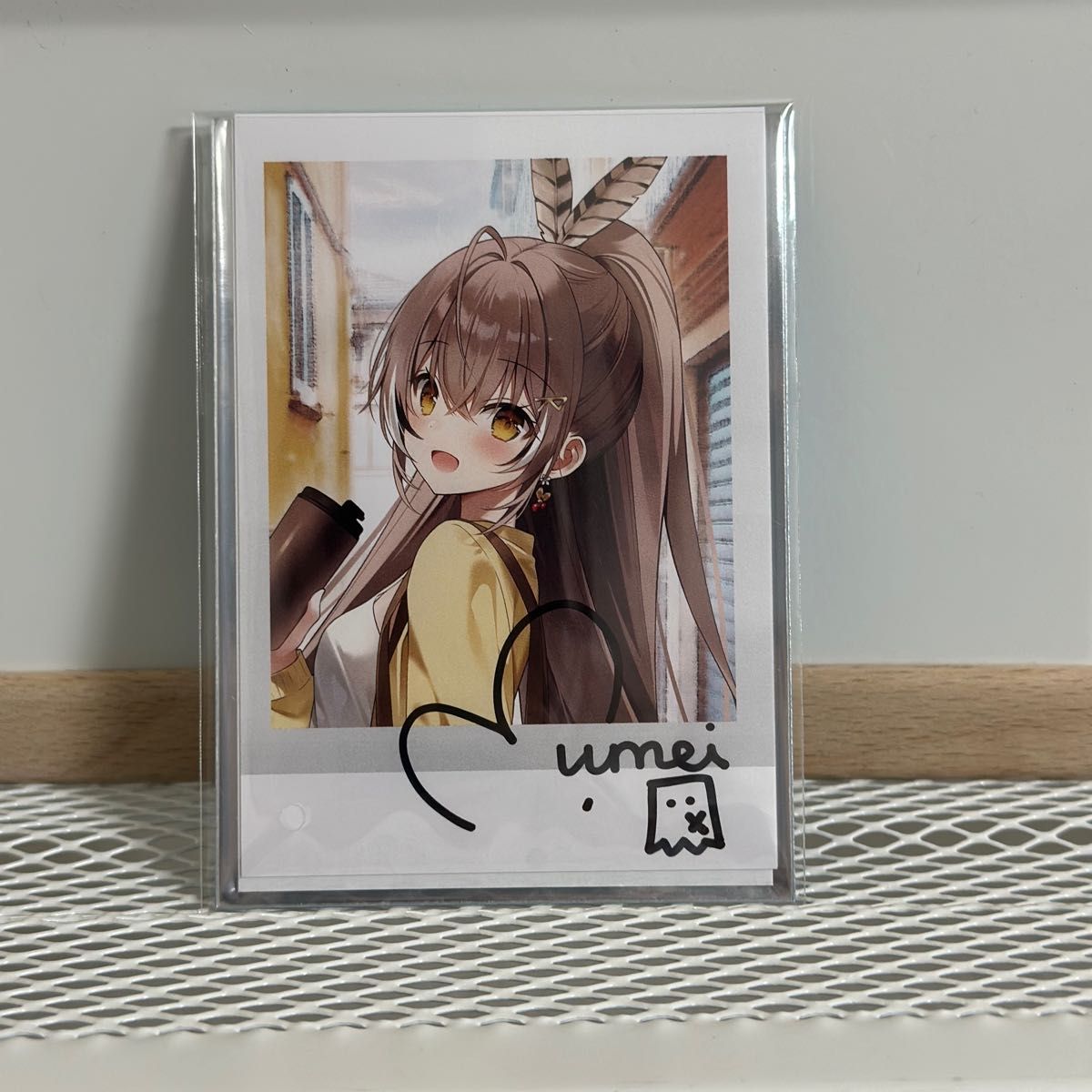 七詩ムメイ 直筆サイン入りチェキ風ブロマイドカード 誕生日記念 七詩ムメイ 直筆サイン入りチェキ風ブロマイドカード 誕生日記念