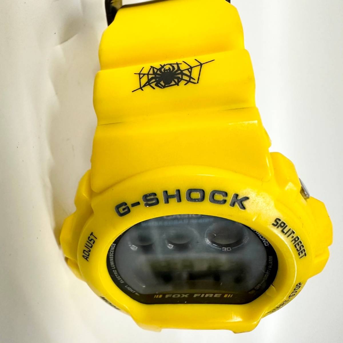 1円~【実動】CASIO カシオ G-SHOCK ジーショック FOX FIRE フォックスファイヤー DW-6900 クォーツ メンズ腕時計 デジタル文字盤 G101666_画像6