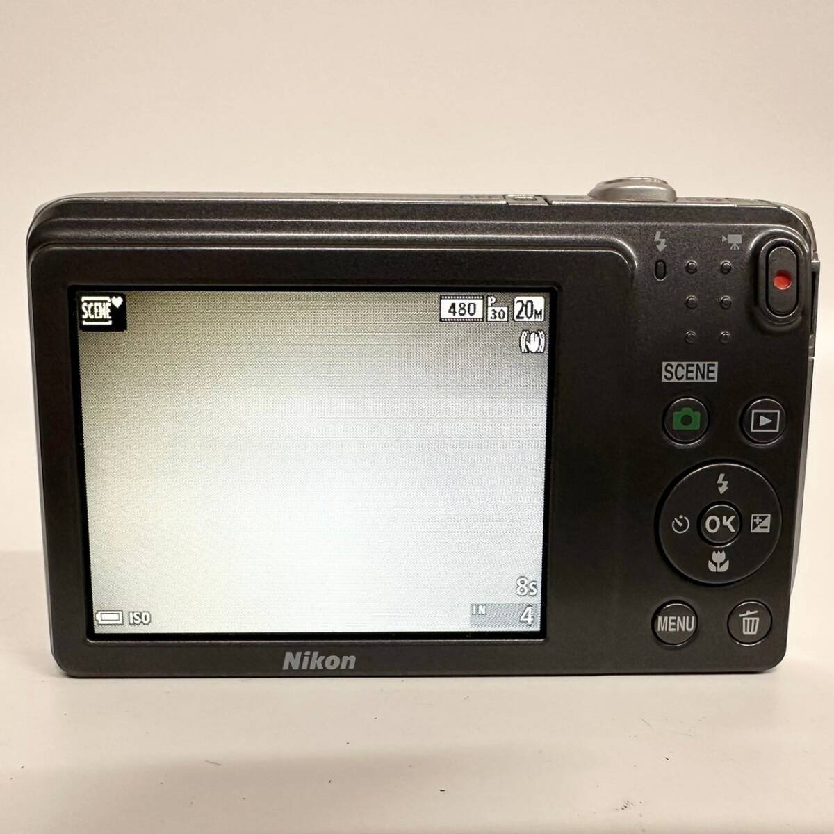 1円~【通電確認済】ニコン Nikon COOLPIX S3700 NIKKOR 8× WIDE OPTICAL ZOOM VR 4.5-36.0mm 1:3.7-6.6 コンパクトデジタルカメラ G142545_画像6