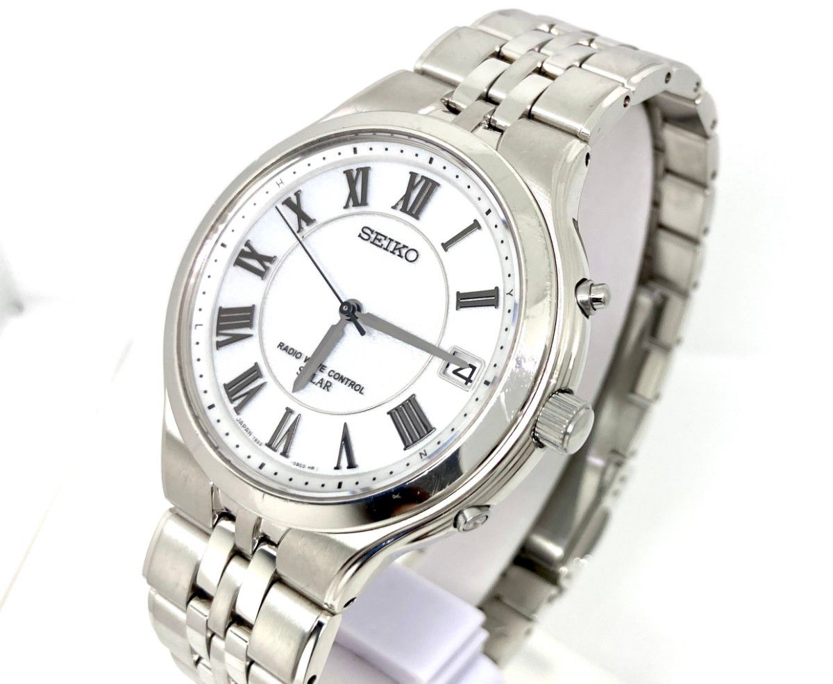 SEIKO セイコー DOLCE ドルチェ 電波ソーラー メンズ腕時計 7B22 SEIKO セイコー DOLCE ドルチェ 電波ソーラー メンズ腕時計 7B22
