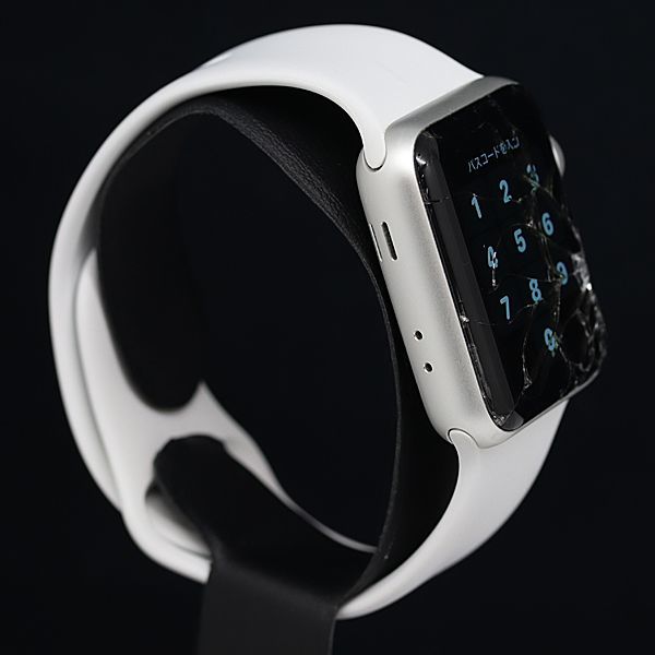 1円 充電式 箱付 アップルウォッチ シリーズ3 38ｍｍ ホワイト GPS メンズ/レディース腕時計 OKZ 1ETY 1297000_画像2