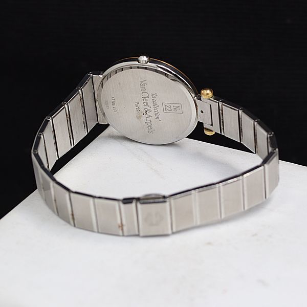 1円 ヴァンクリーフ&アーペル 43106LL5 QZ ラ コレクション ネイビー文字盤 2RKT レディース腕時計 KTR 0013200の画像4