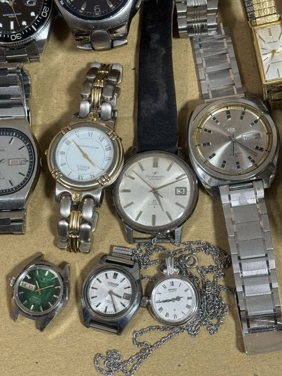 腕時計 まとめて 21点 SEIKO セイコー CITIZEN ORIENT など多種類　自動卷 /手巻きなど 稼働品や不動品 ジャンクで_画像6