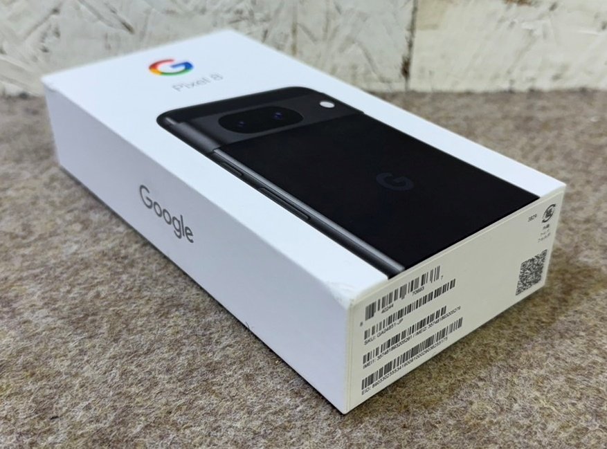 1円 新品未使用 Google Pixel 8 6ZPF0 GA04851-JP 256GB simフリー Obsidian 6.3型 デュアルSIM対応 顔認証 指紋認証 ピクセル_画像1