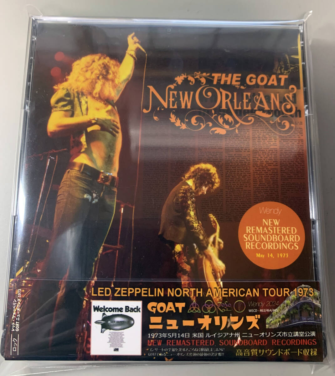 LED ZEPPELIN 1973 THE GOAT NEW ORLEANS 3CDの画像1