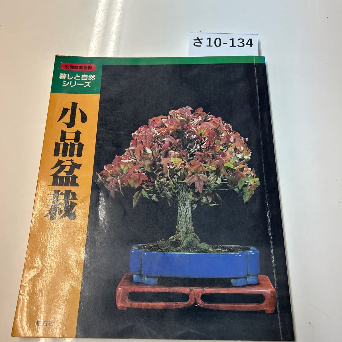 さ10-134 別冊盆栽世界 暮しと自然 シリーズ 小品盆栽 對石社_画像1