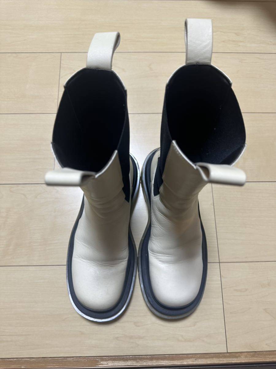 Bottega veneta ボッテガ　タイヤチェルシーブーツ 白 長靴 サイズ38 正規品_画像6