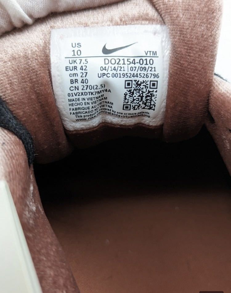 j512502 NIKE ナイキ エア マックス 90 SE DO2154−010 AIR MAX スニーカー シューズ ブラック 黒 メンズ 未使用品_画像9