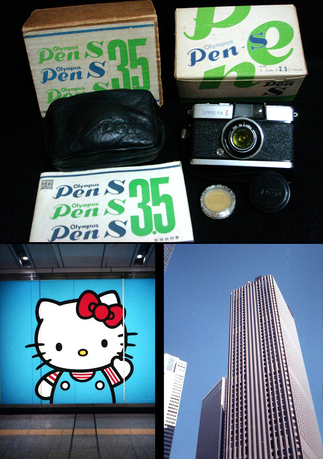 133202 稀少 付属品多数 撮影可 オリンパス ペン S 3.5 S3.5 olympus pen s 3.5 vintage half frame camera from japan フィルムカメラ