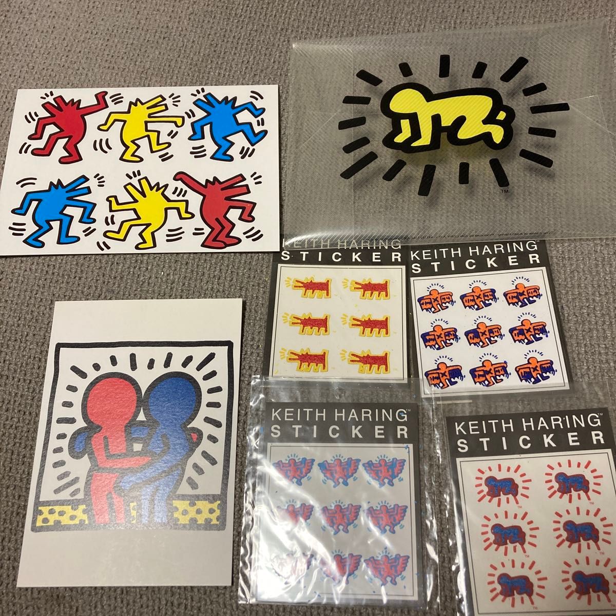 キースヘリング　ポストカード　クリアフォルダー　ステッカー　Keith Haring