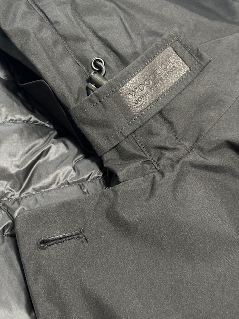 E514 メンズ 美品 WOOLRICH ウールリッチ 3WAY ダウンジャケット ダウンコート ダウンベスト GORETEX ゴアテックス 黒 ブラック Lサイズ_画像4