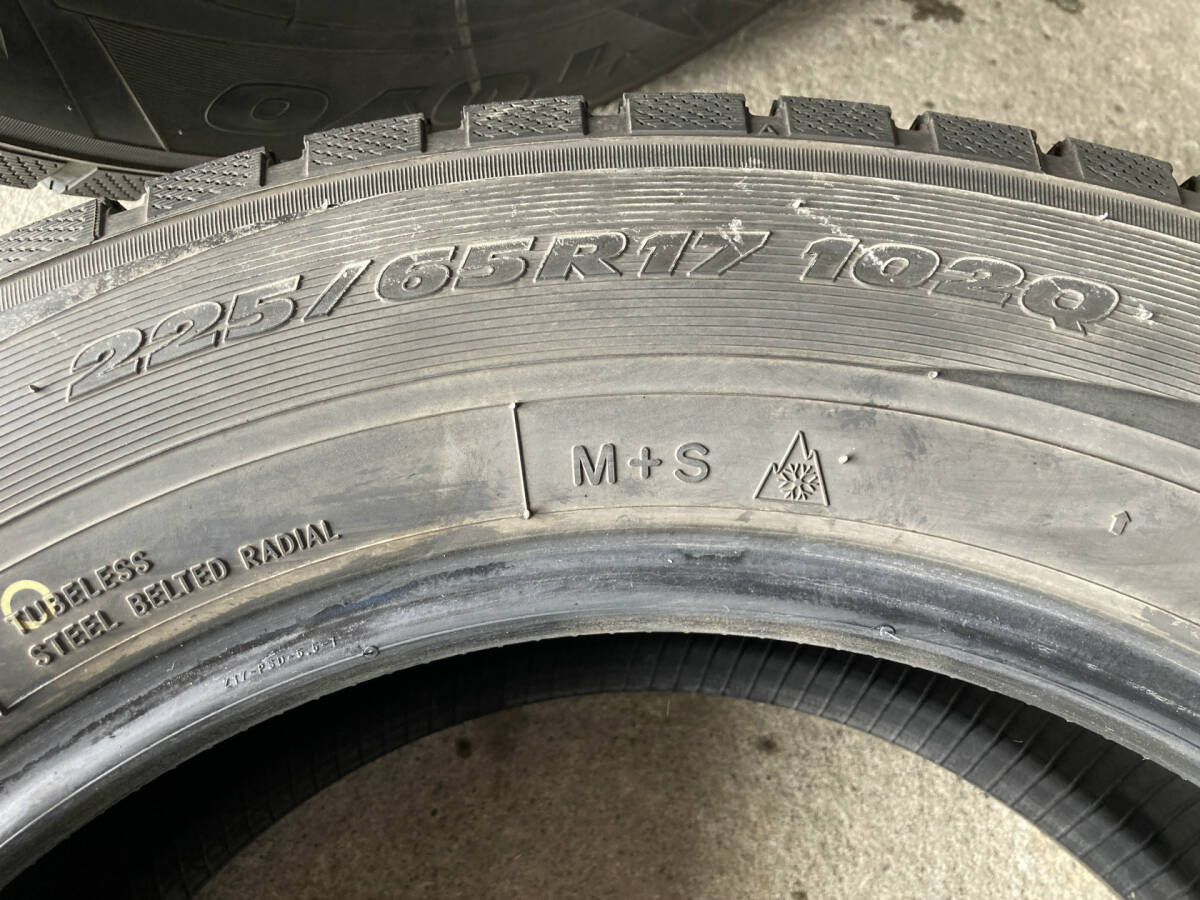 2023年製 TOYO 225/65R17 4本 冬タイヤ中古 バリ山 特価 レクサスNXハリアーアウトランダーエクストレイルデリカD5 札幌市白石区 H1330F_画像7