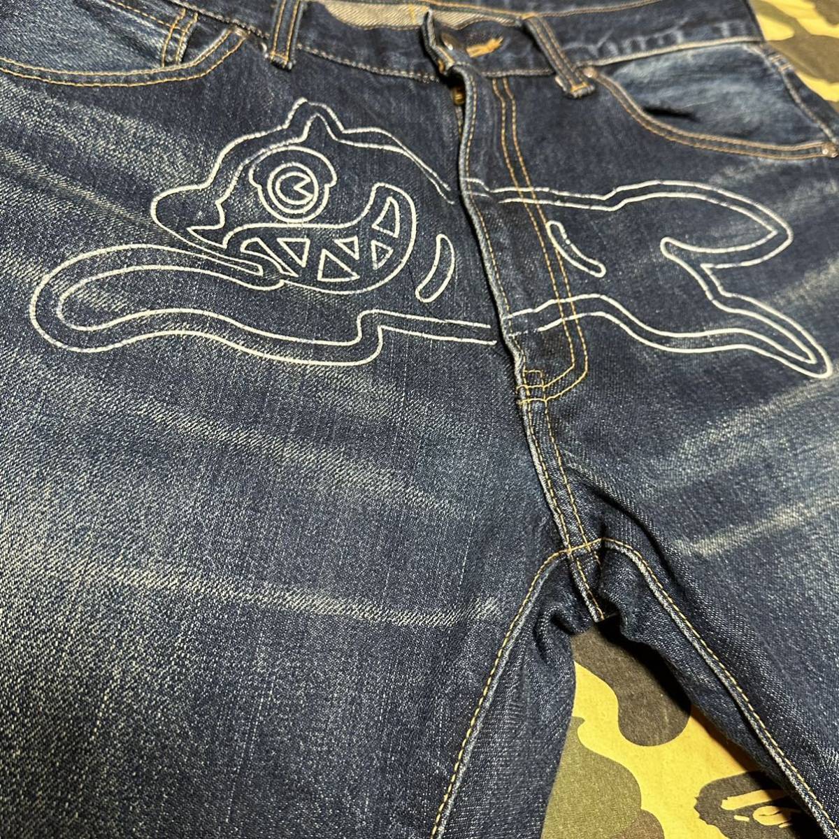 running dog denim pants BBC ICECREAM billionaire boys club ... любовь   передний ...  Denim    беговой 