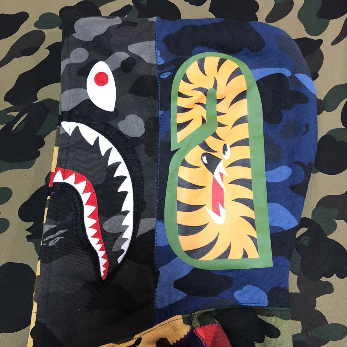 MIX CAMO SHARK HOODIE エイプ BAPE A BATHING APE シャーク MIX CAMO SHARK HOODIE エイプ BAPE A BATHING APE シャーク