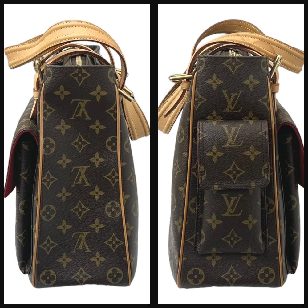 【中古】｜Louis Vuitton ルイヴィトン M51162 ミュルティプリシテ モノグラム トートバッグ ブラウン レディース_画像3