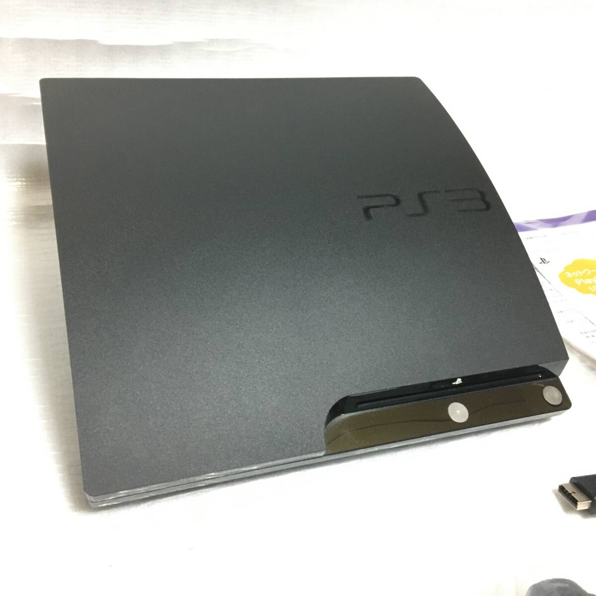 ■ PS3 プレイステーション3 本体 チャコール・ブラック CECH-2000A HDD 120GB Slim SONY 薄型 美品 箱付 動作確認済_画像3