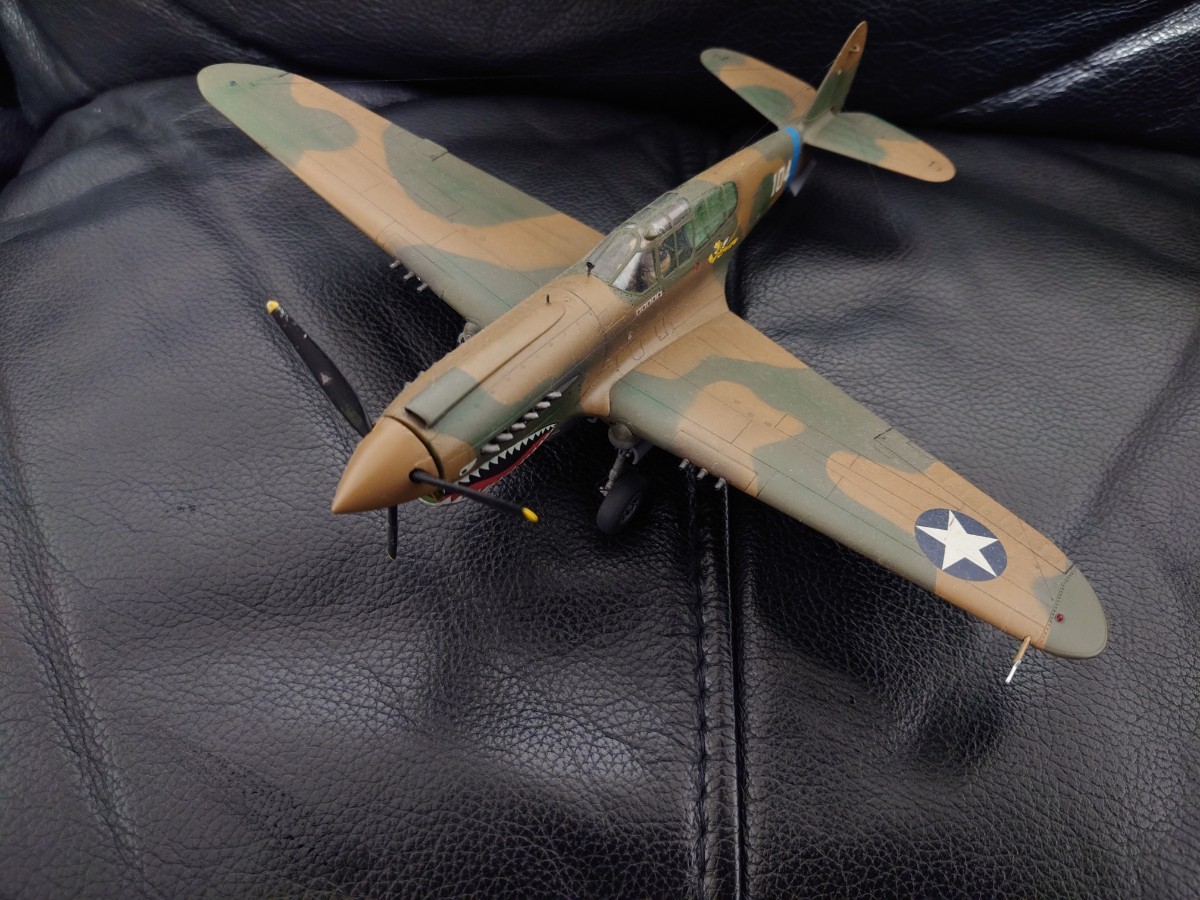  Hasegawa 1/48 P-40E War Hawk final product 