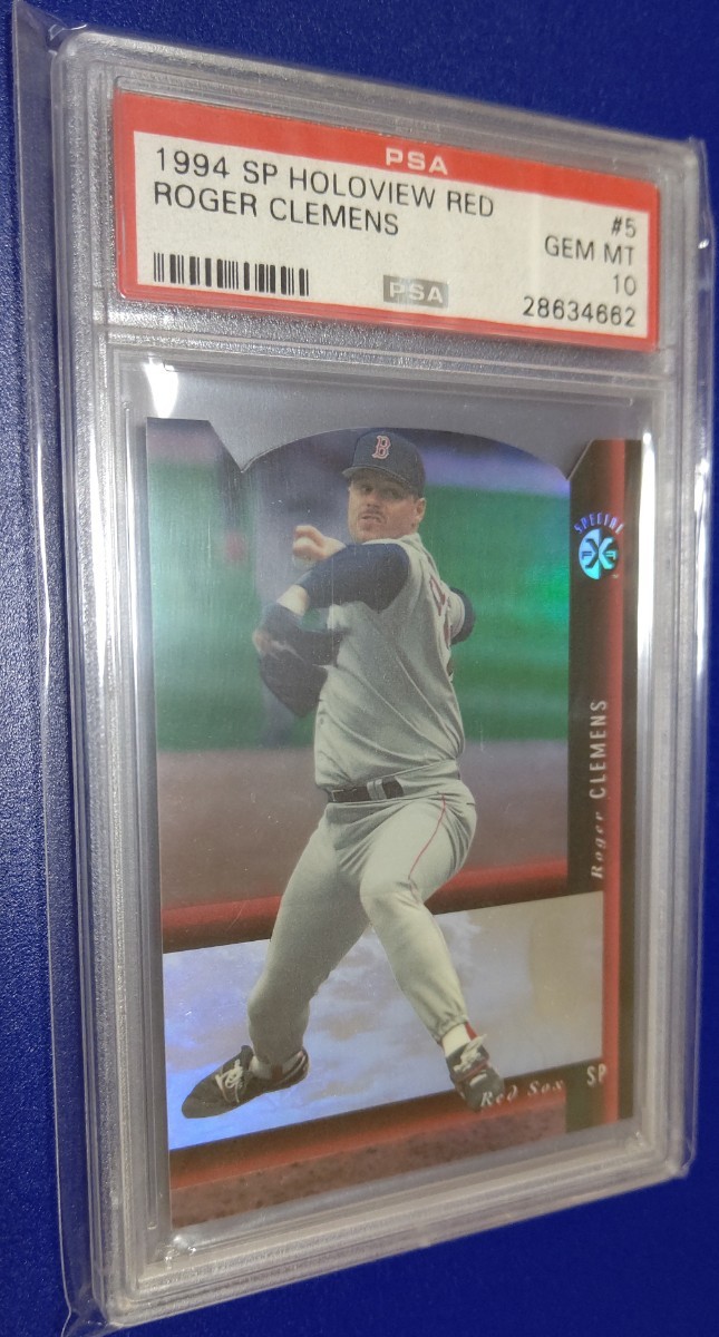 1994 SP Holoview red Roger Clemens Psa Gem MT10 ロジャー クレメンス_画像3