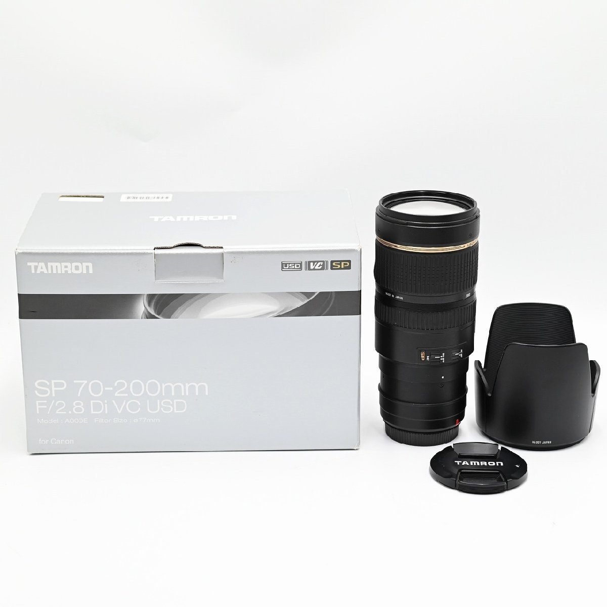 TAMRON 大口径望遠ズームレンズ SP 70-200mm F2.8 Di VC USD キヤノン用 フルサイズ対応 A009E 交換レンズ