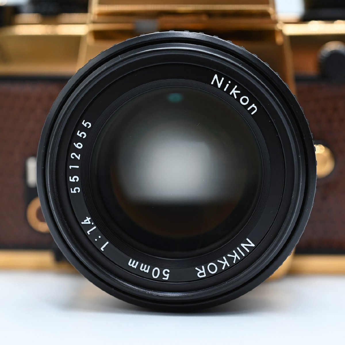 【超希少フィルムカメラ】Nikon FA GOLD GRAND PRIX 84 Ai-s 50mm f1.4 ニコン MFフィルムカメラ MF単焦点レンズ フィルムカメラ_画像4