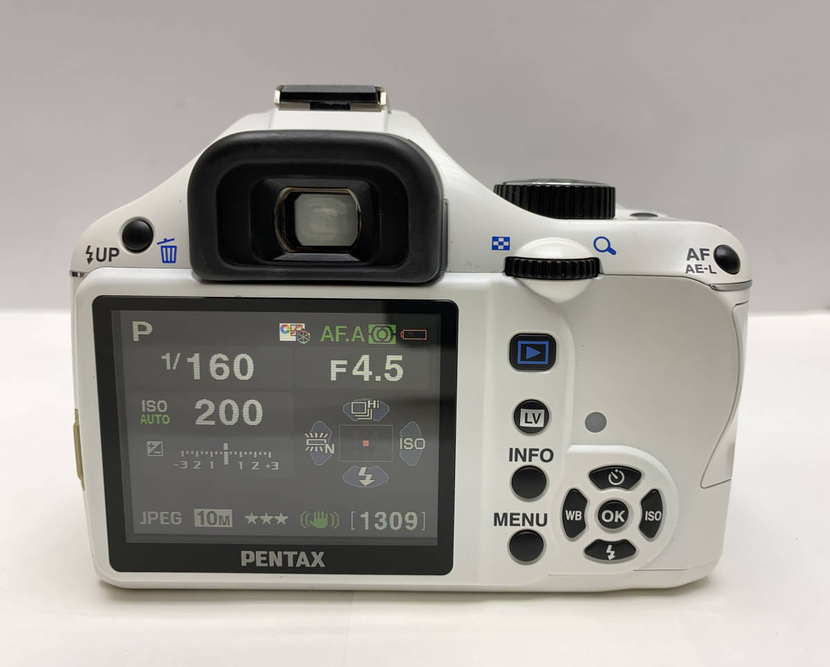 PENTAX K-X ペンタックス デジタル一眼レフカメラ ダブルズームキット 18-55mm 55-300mm 中古_画像2