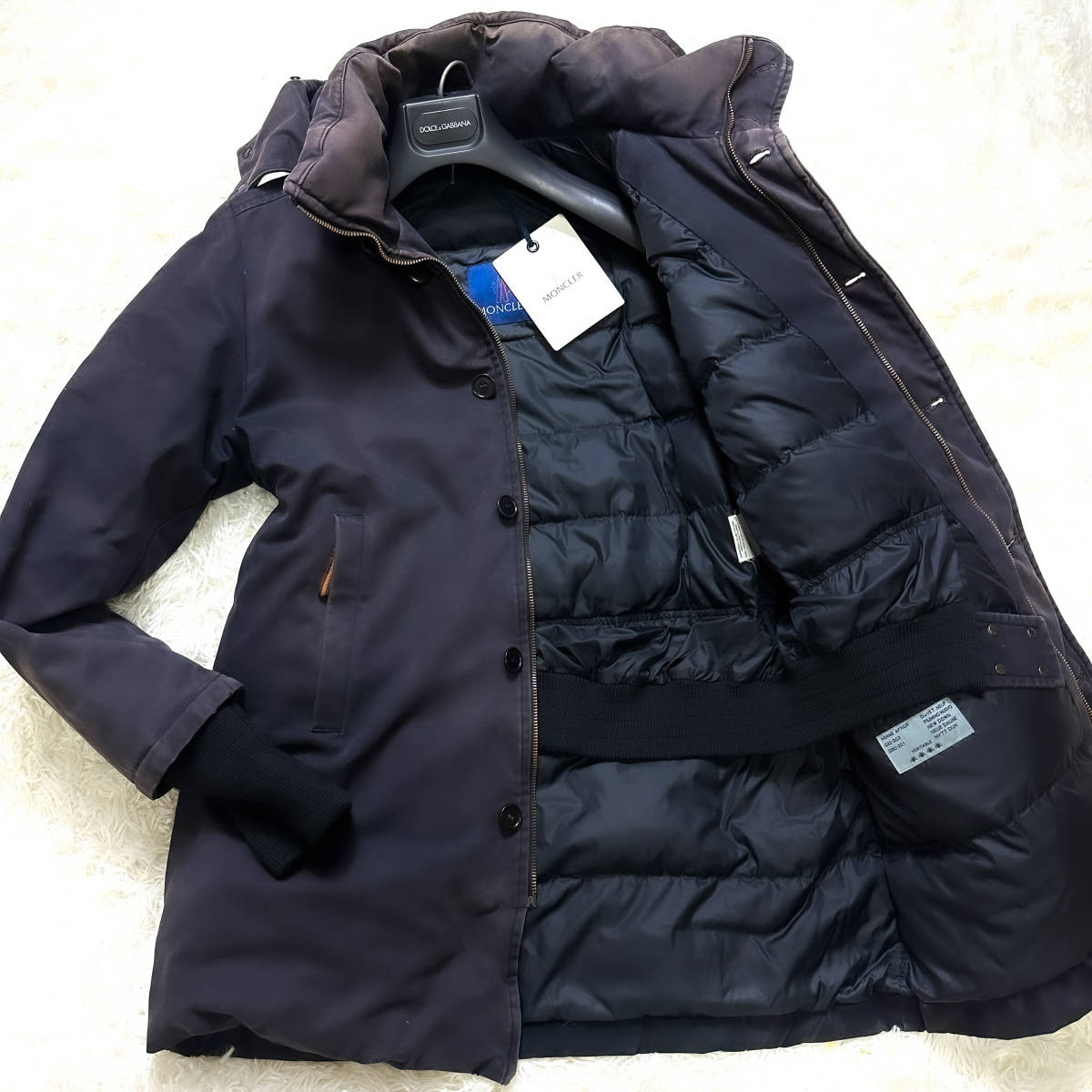 Yahoo!オークション - 極暖希少2way!MONCLER極暖ロングダウンコート フ...