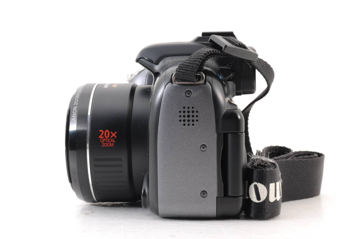 動作品 単三電池使用 キャノン Canon PowerShot SX10 IS パワーショット コンパクトデジタルカメラ 箱 取説 フード付 管80GG2003_画像3