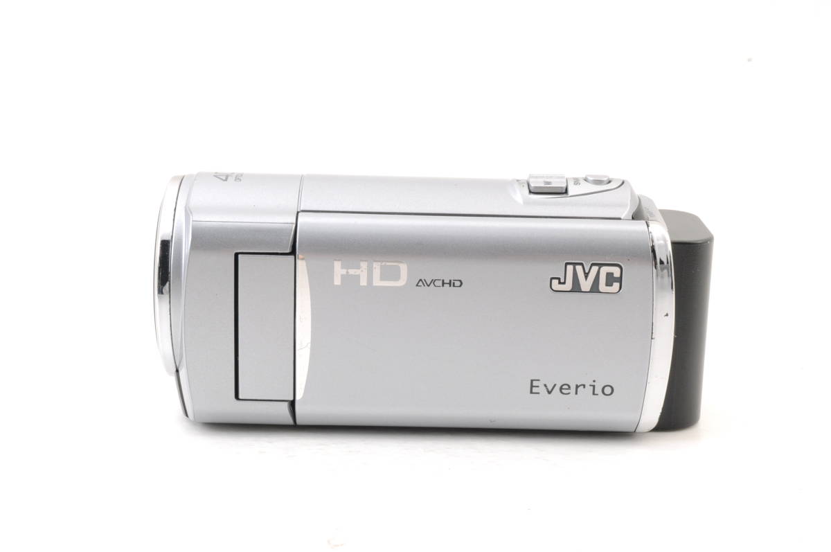 動作品 JVC Everio エブリオ GZ-HM460-S FULL HD シルバー ビクター デジタルビデオカメラ 管GG2033_画像3