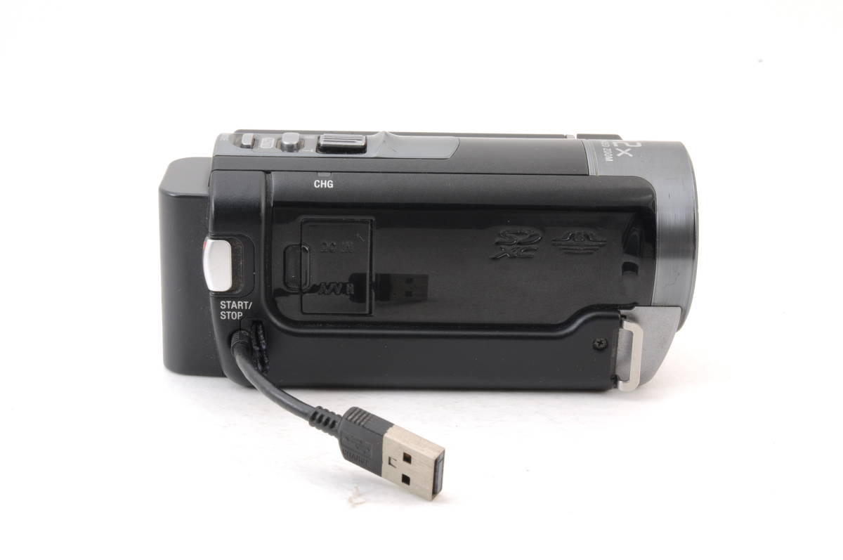 動作品 ソニー SONY HANDYCAM HDR-CX180 黒 ブラック ハンディカム デジタルビデオカメラ 充電器付 管GG2037_画像4