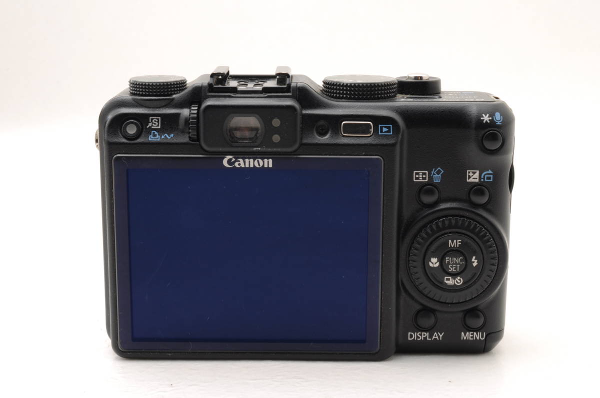 動作品 キャノン Canon PowerShot G9 パワーショット 黒 ブラック コンパクトデジタルカメラ 箱 取説 充電器付 管80GG2105_画像7