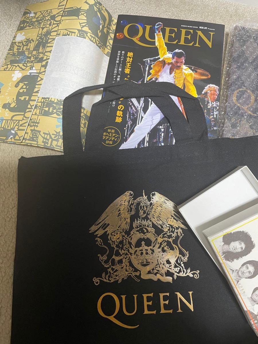 Queen  華麗なる世界　本　写真集　エコバッグ　　フレディマーキュリー クイーン　セット　まとめ売り