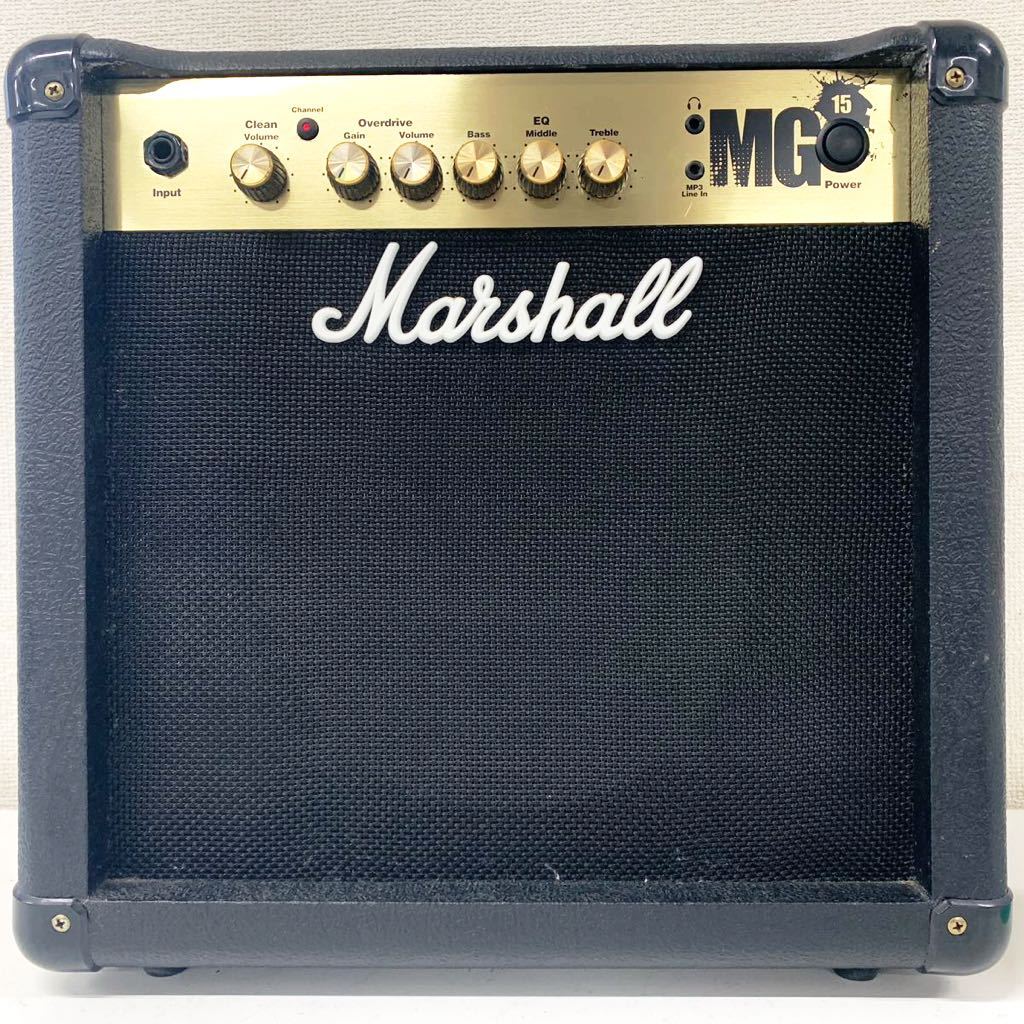 【E-1】 Marshall MG15 ギターアンプ コンボ マーシャル 音出し確認済み 動作OK 1394-54_画像1