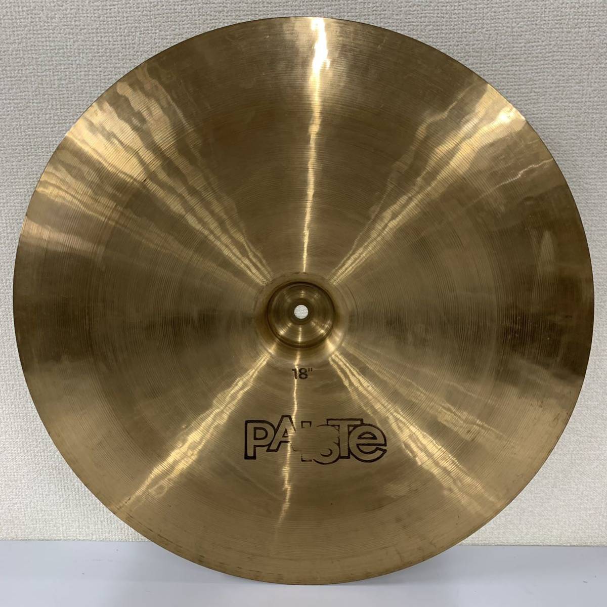 【N-3】 PAiSTE 2002 CHINA 18' シンバル パイステ チャイナシンバル 18インチ 1400-11_画像1