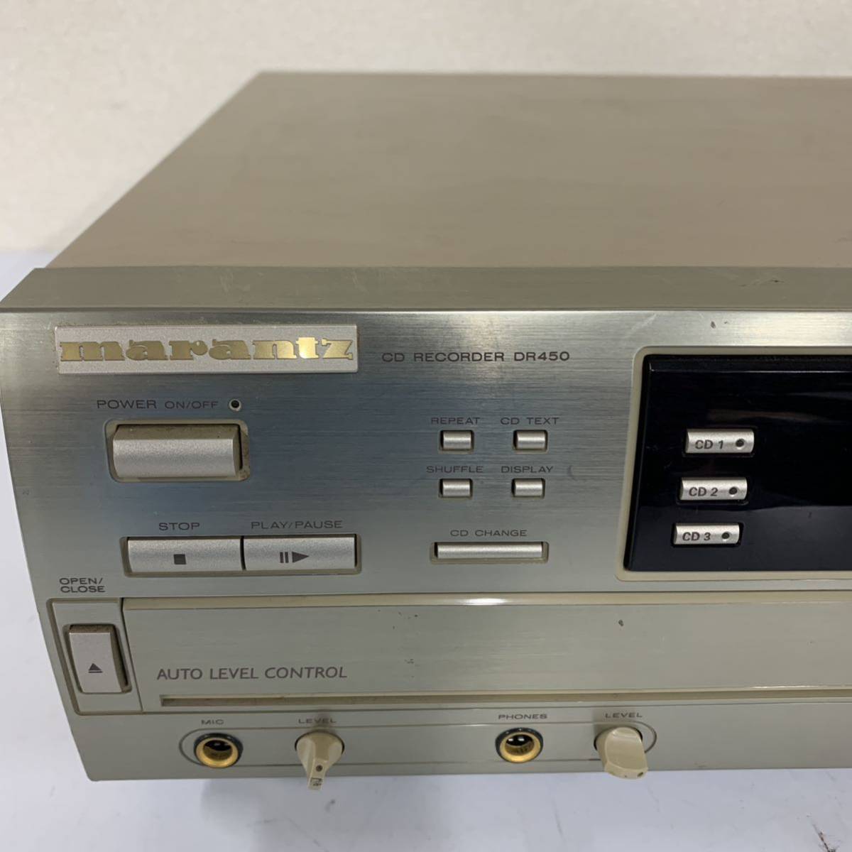 【Ja-3】 marantz DR450 通電確認済 汚れあり マランツ 中古品 1487-14の画像6