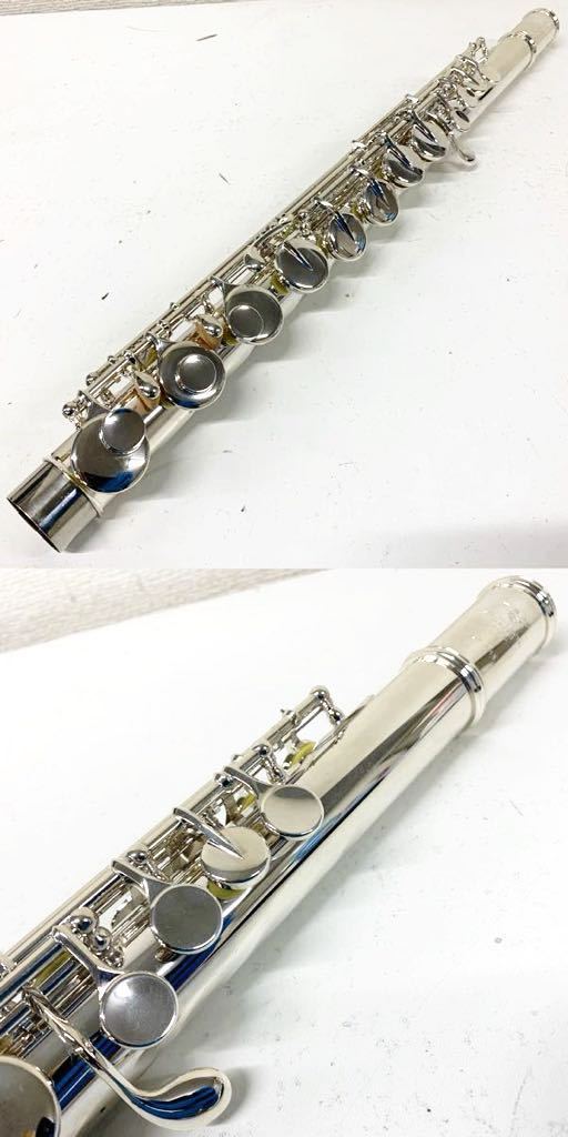 【R-4】 SANKYO FLUTES AF101S GN577 Silver Lip アルトフルート ストレートモデル リップ銀 三響 サンキョウ PRIMA プリマ楽器 1527-100_画像5