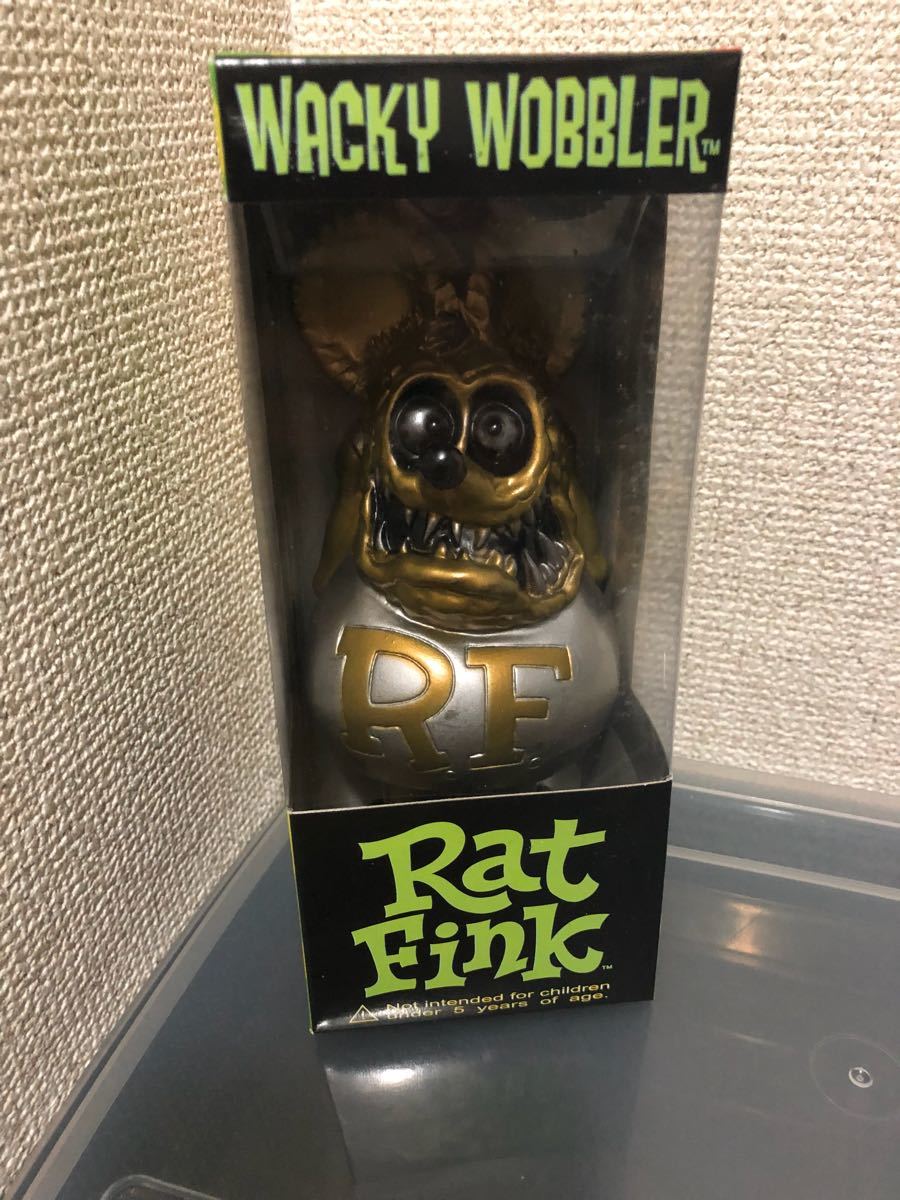 【即決・送料無料】 FUNKO RATFINK ラットフィンク　ボビングヘッド（ゴールド）☆